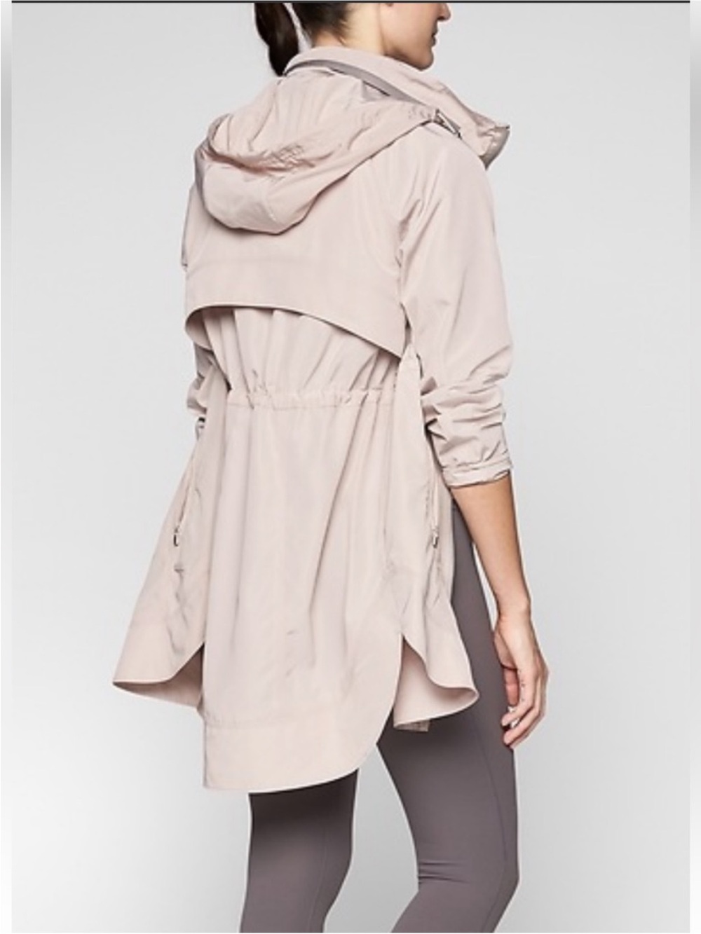 Athleta Drip Drop Jacket Lightweight in Pale Pink